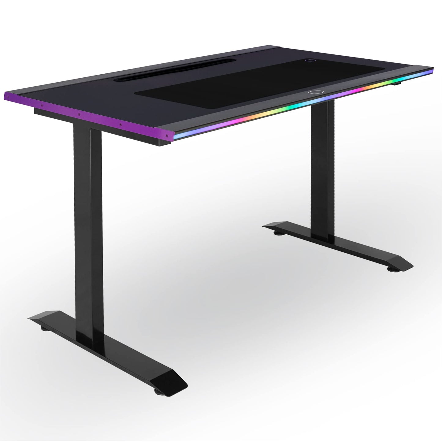 Cooler Master GD120 A1 ARGB 30th Anniversary PC Gaming Desk, Ambient ARGB, Water-Repellent Mousepad, 220lbs Weight Support, 3 Height Levels, Cable Management Tray, 47.2Dx29.5W Workstation|Home Office