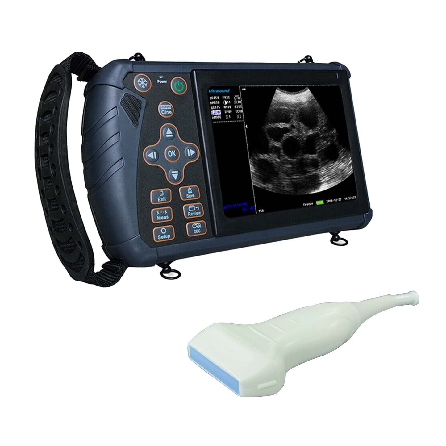 DAWEIanimed DAWEI S1 Veterinary Ultrasound Scanner Portable Ultrasound Machine with 7.5Mhz Linear Probe Waterproof for Animals Mouse,Snakes