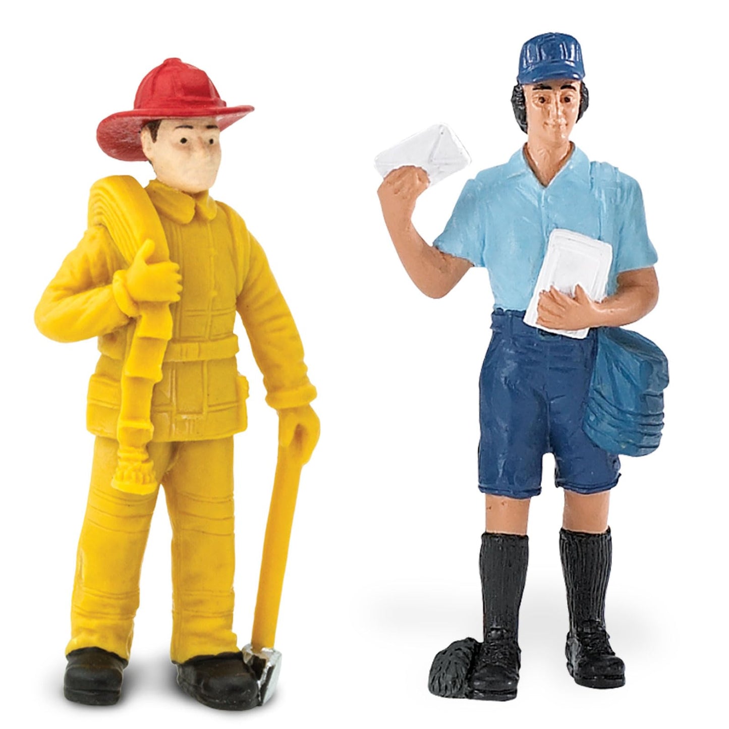 Safari Ltd. People TOOB - 7 Everyday Heroes Figurines of Construction Worker, Policeman, Mailman, Pilot, Chef, Fireman, and Veterinarian - Fun Educational Play Toy Set for Boys, Girls & Kids 3+