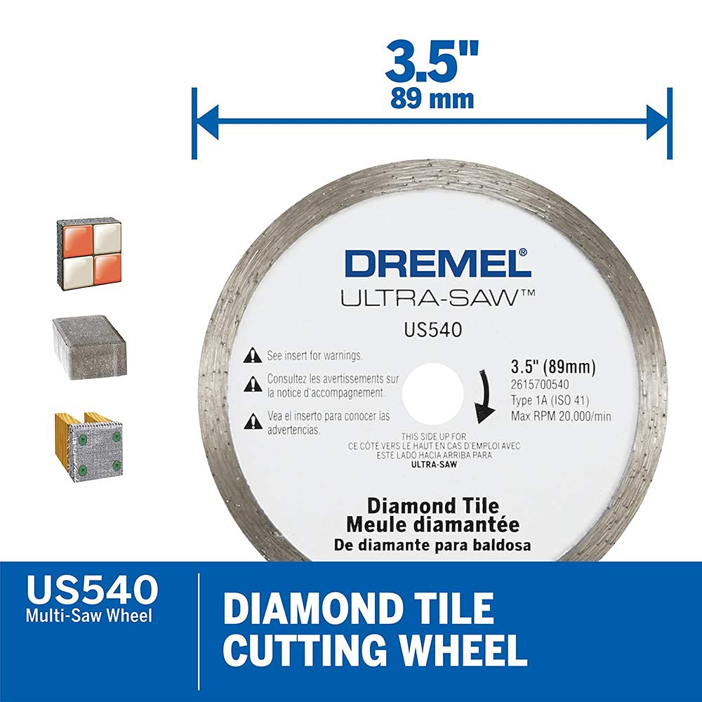 Dremel US20V-01 20V MAX Cordless Compact Saw Tool Kit (Renewed)