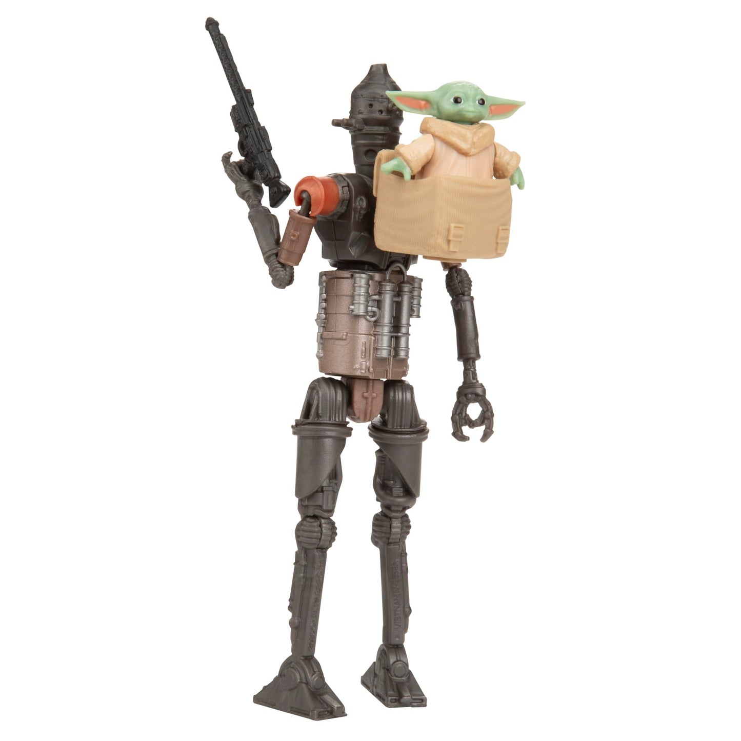 STAR WARS Epic World of Action IG-11 & Grogu Speeder Bike, 4-Inch Scale Action Figures & Vehicle, Toys for Boys & Girls Ages 4+