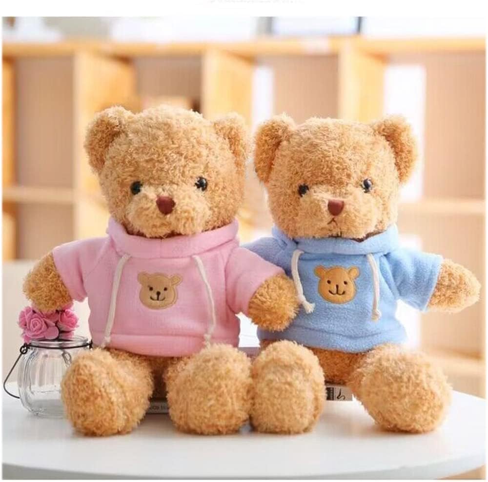 YUKOUQIAN Teddy Bear Stuffed Animal Cute Plush Doll SoftToy 36" Gift for Girls Boys Birthdays Christmas Children's Day Halloween Thanksgiving Day (Blue Bear 36in)