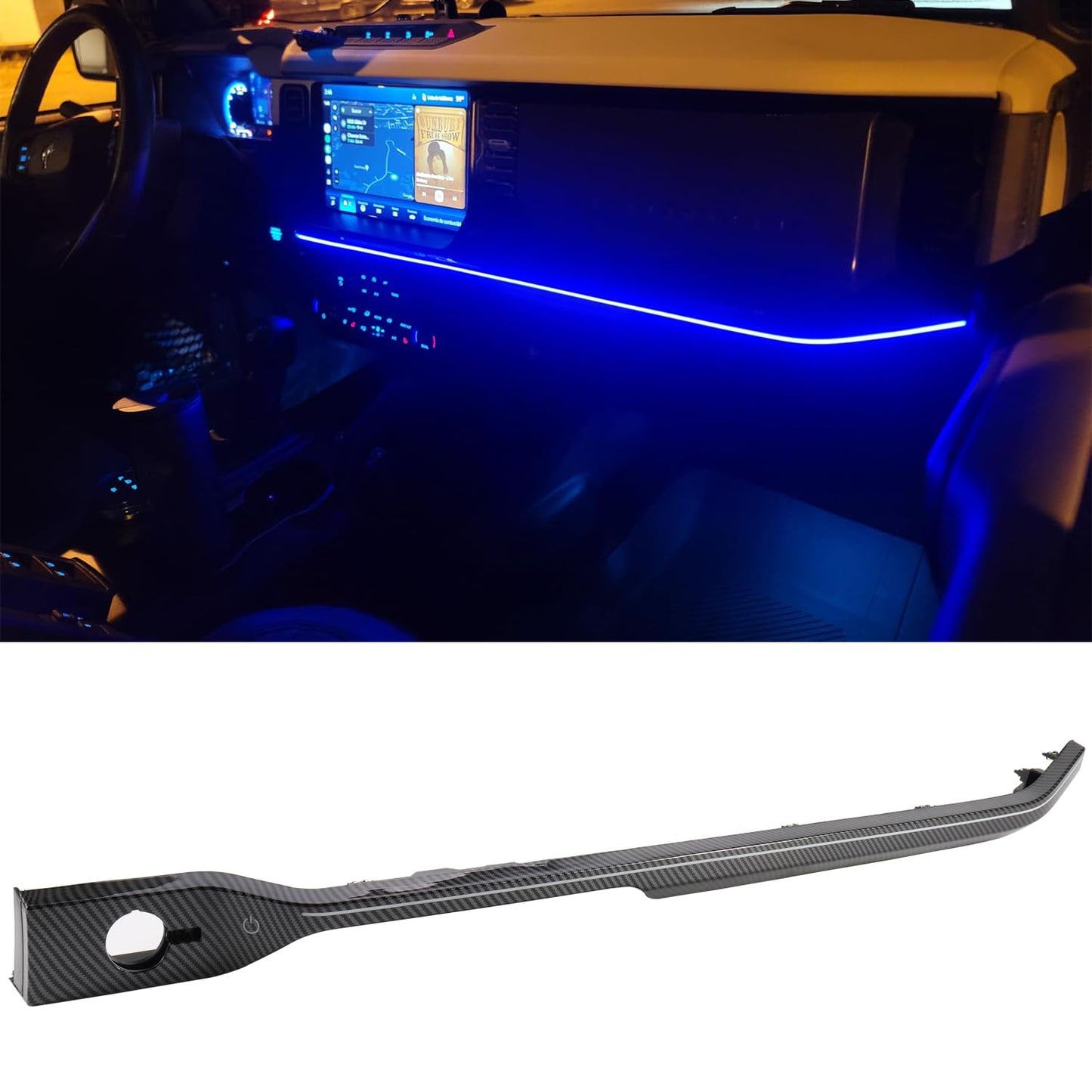 Led Ambient Lighting for Ford Bronco 2021-2026 Atmosphere Light LED Neon Strip Light