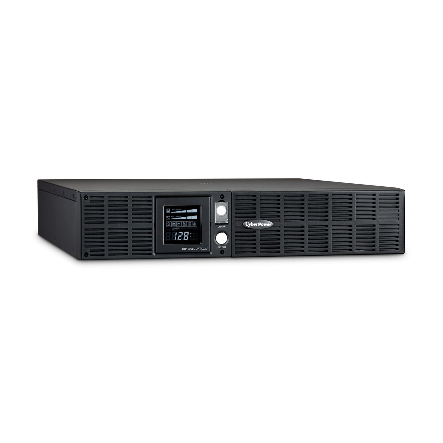 CyberPower OR1500LCDRTXL2U Smart App LCD UPS Battery Backup and Surge Protector, 1500VA/1125W, 8 Outlets, AVR, 2U Rack/Tower, UL Certified