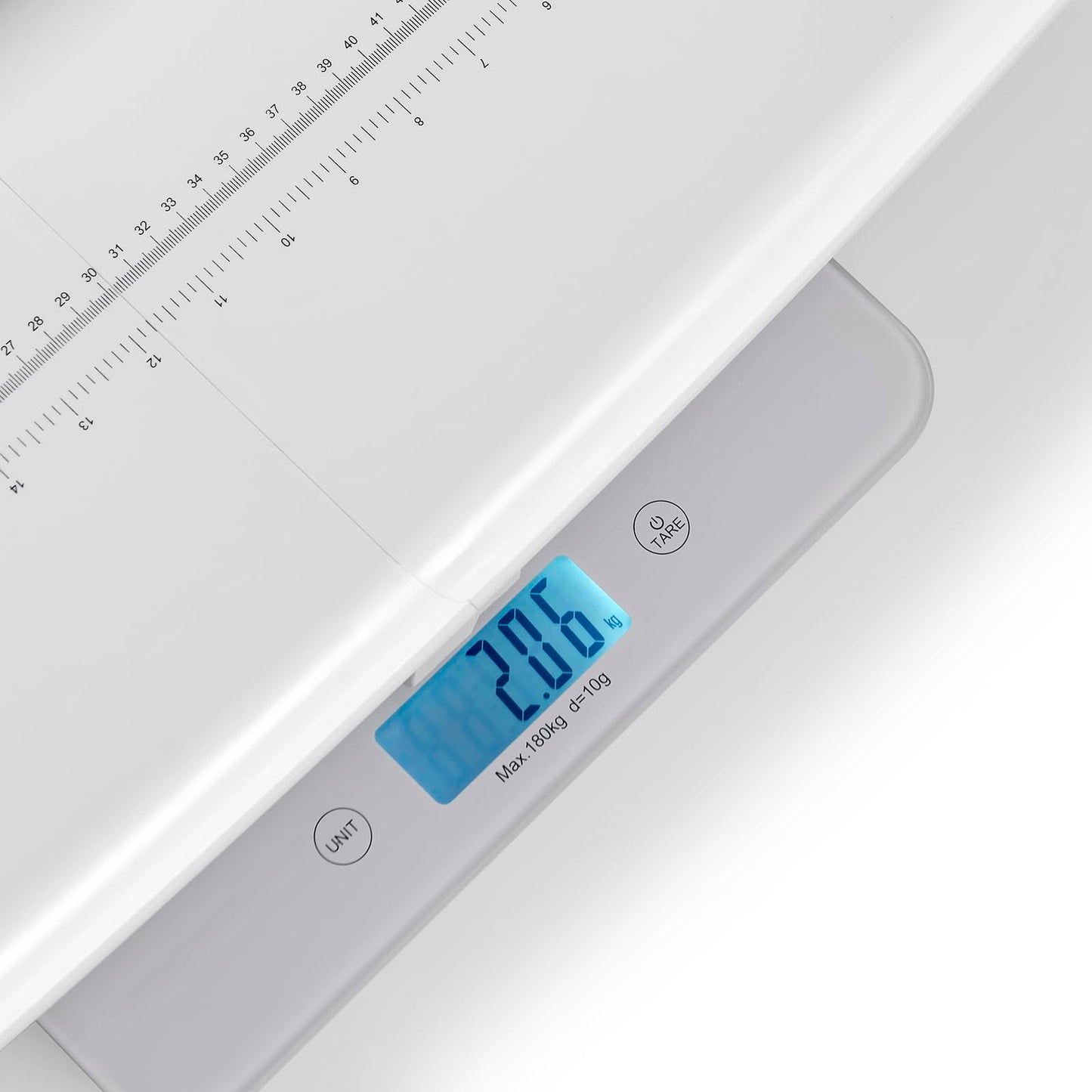 Joyofcife Baby Scale MAX 400lbs,Multifunctional Baby Weight Scale for Toddler, Children, Pet, Adult, Dogs Cats Weight Scale with Auto-Off,26.5-inch Height Measurement,3 Units,LED Screen