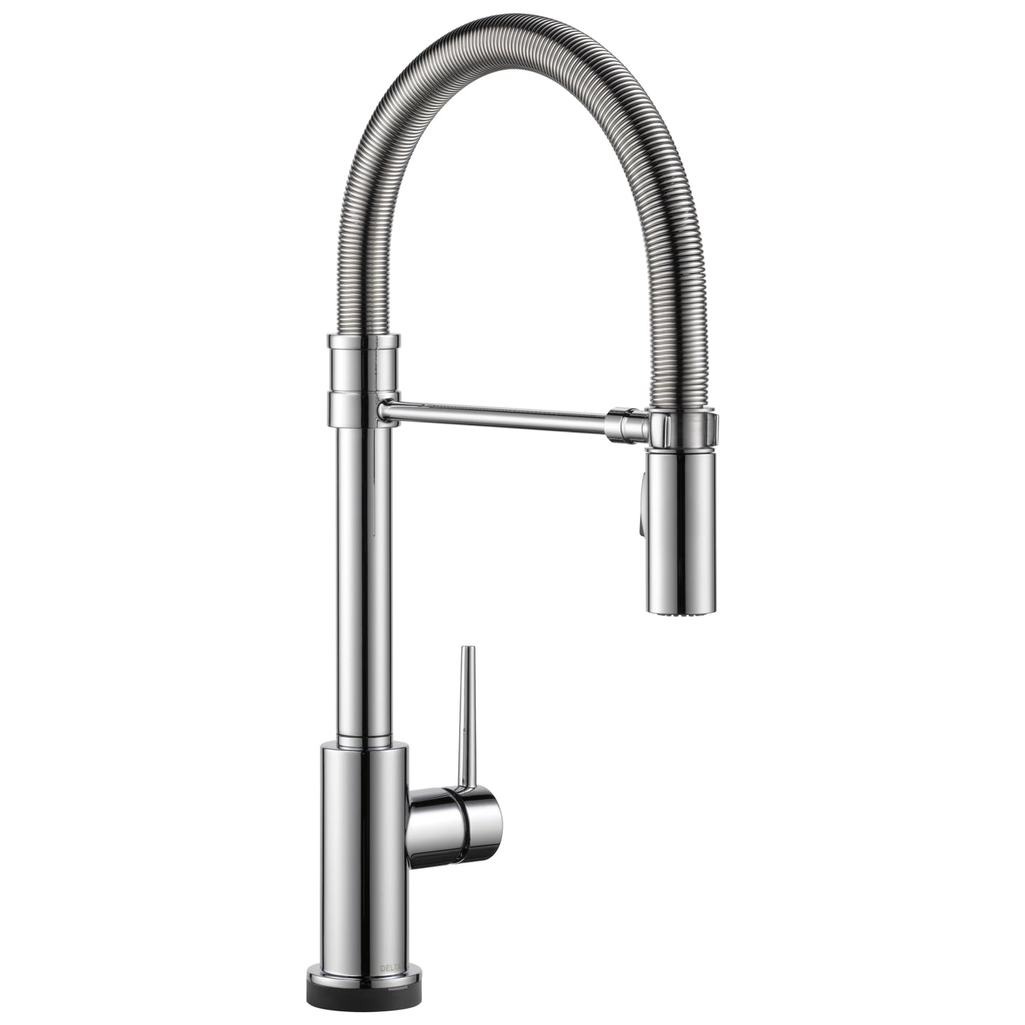 Delta Faucet Trinsic Touch Kitchen Faucet with Touchless Technology, Chrome Pro Commercial Style Kitchen Faucet, Kitchen Faucets with Pull Down Sprayer, Chrome 9659TL-DST