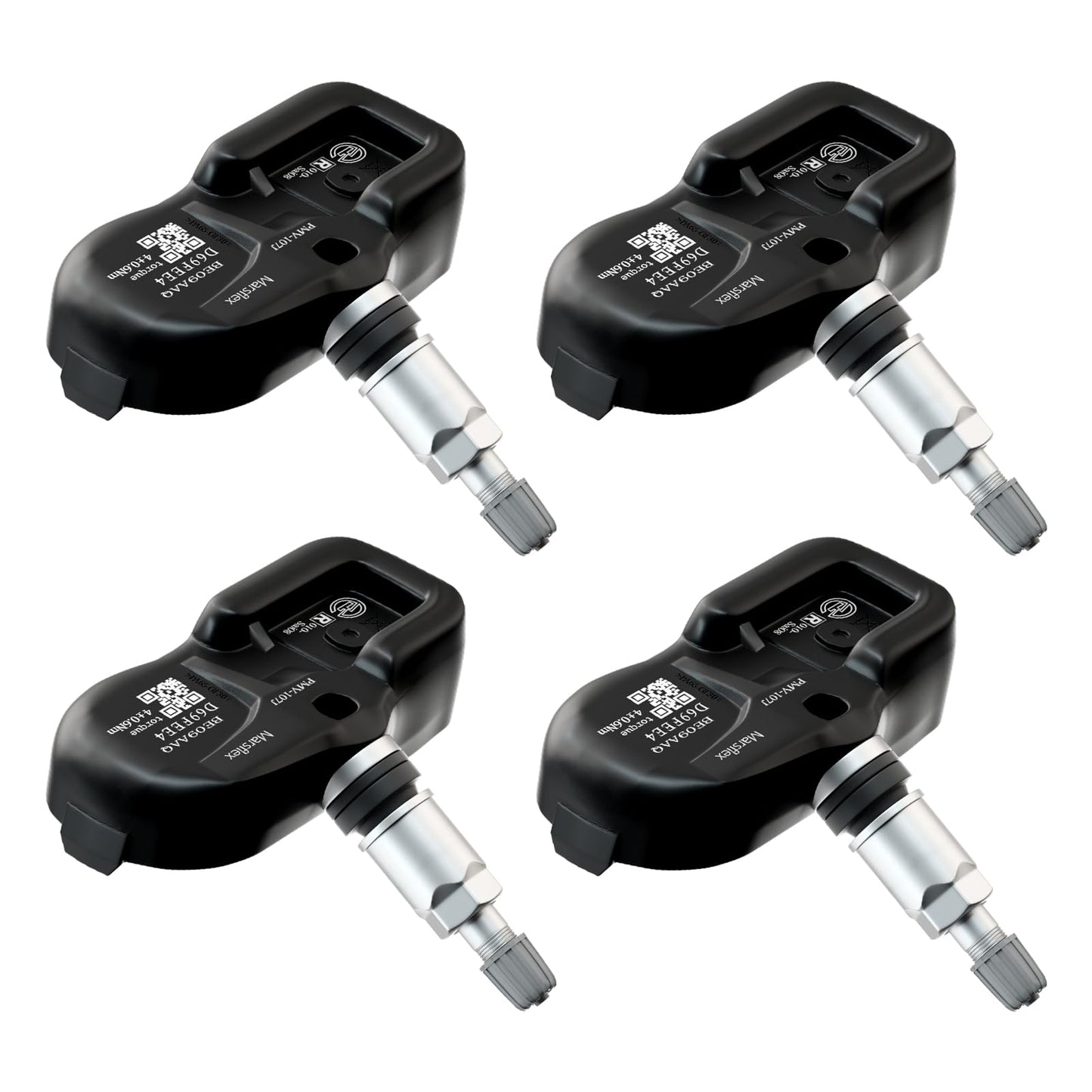 Marsflex TPMS Sensor 42607-33021 Compatible for Toyota Lexus Scion Pontiac, Tire Pressure Monitoring Sensors for Camry Prius Corolla rav4 Scion Yaris Replaces 42607-33011 PMV-107J 315MHz Set of 4