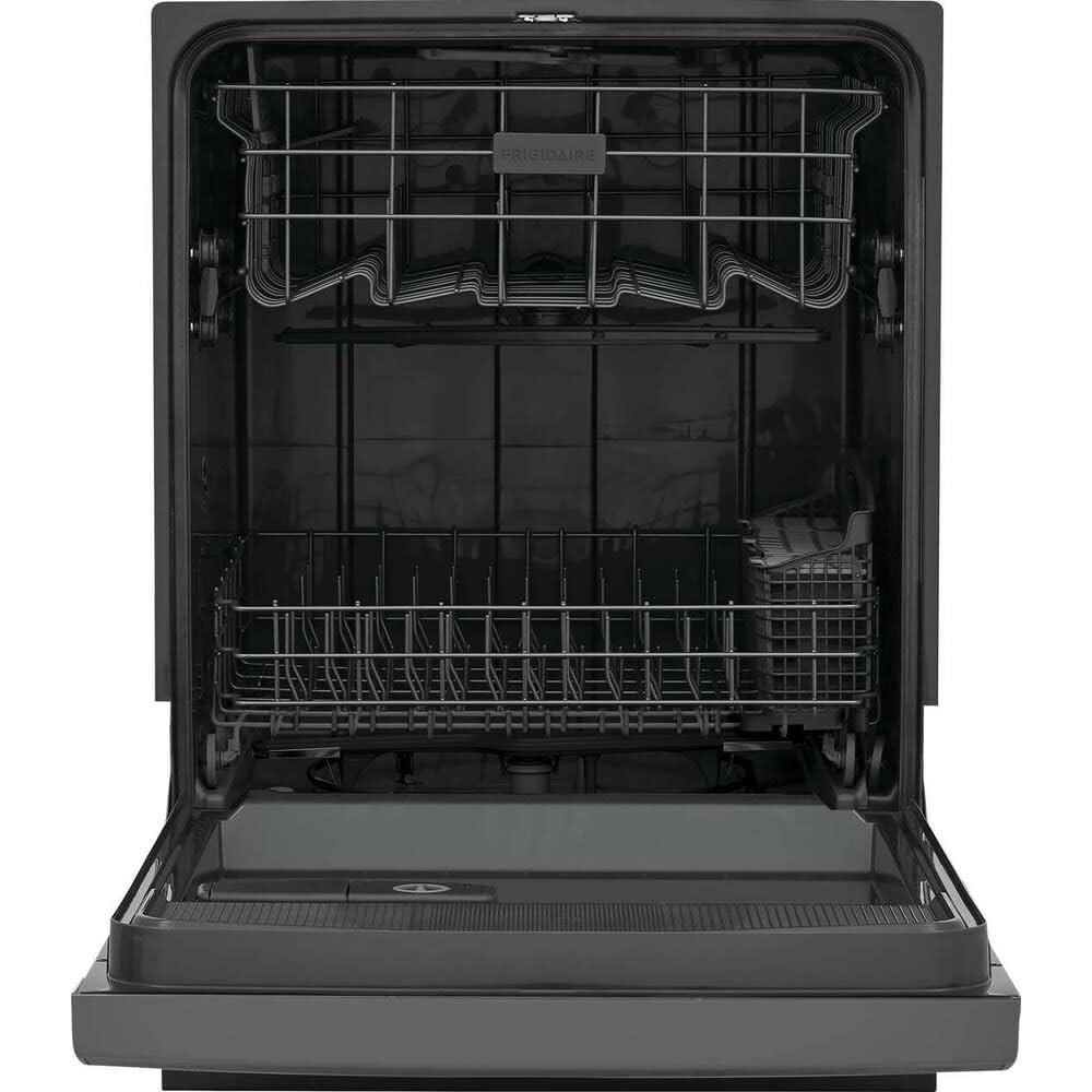 Frigidaire 24 in Front Control Built-in Tall Tub Dishwasher in Stainless Steel with 4-Cycles and DishSense Sensor Technology