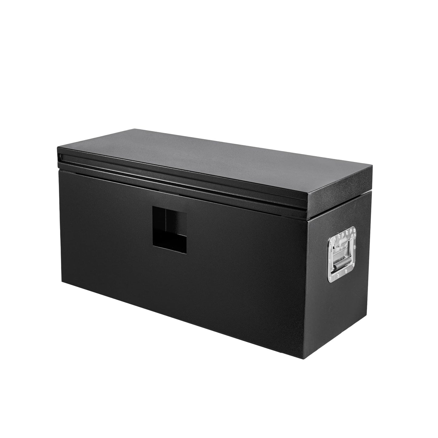 Garvee 30 Inch Black Steel Truck Bed Tool Box, Trailer Tongue Box, Truck Storage Organizer Tool Chest For Truck Bed, RV, Trailer