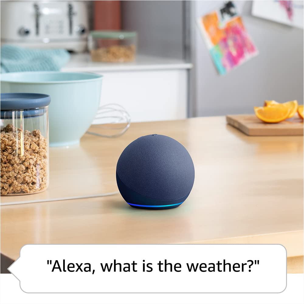 Amazon Echo Dot, Vibrant sounding Alexa speaker, Great for bedrooms, dining rooms and offices, Charcoal