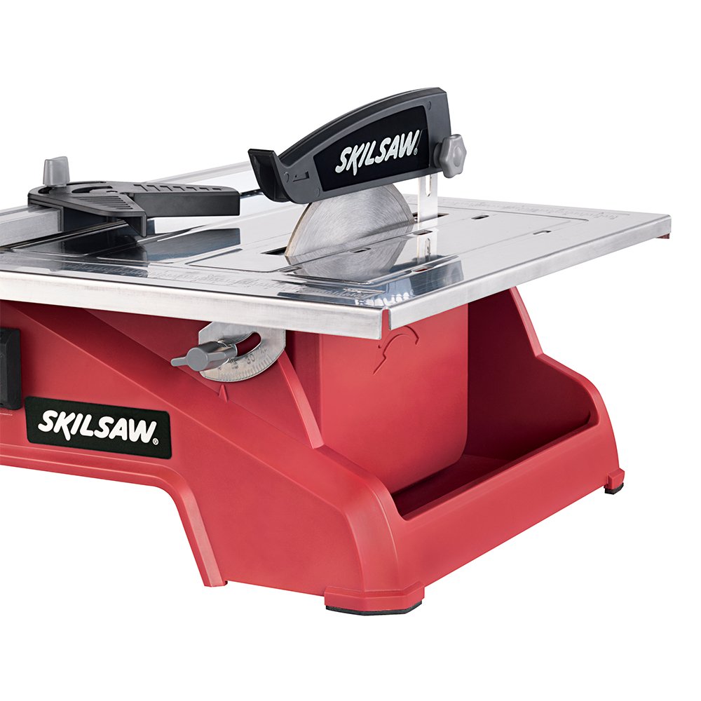 SKIL 7-Inch Wet Tile Saw (3540-02) and QEP 7" Continuous Rim Diamond Blade