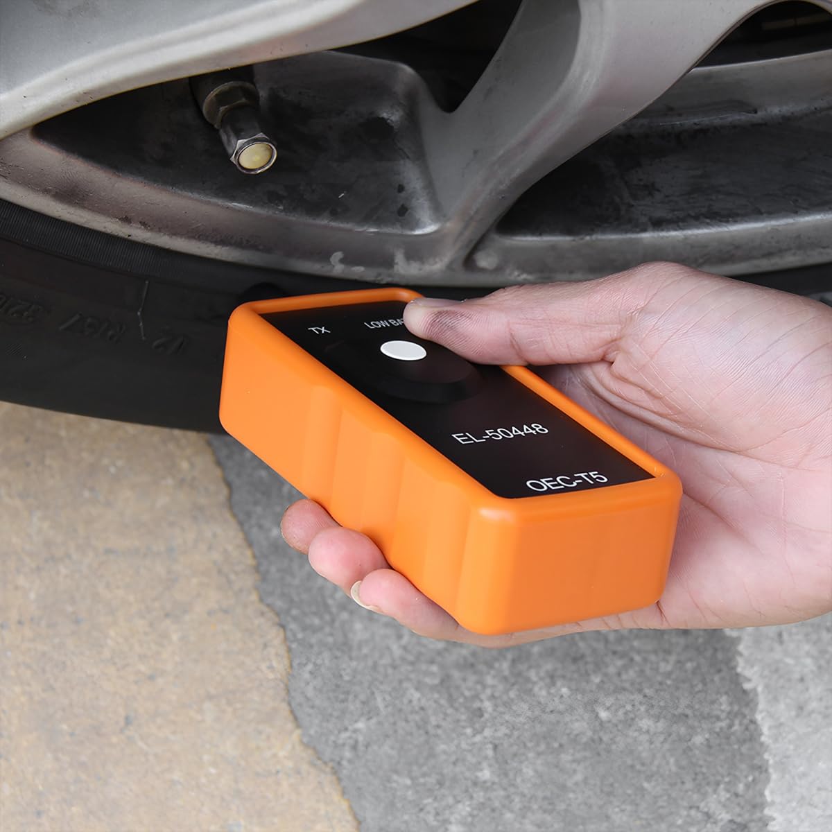 AICEL TPMS Relearn Tool for Car Tire Sensor, EL-50448 Tire Pressure Monitor Sensor Activation Reset Tool OEC-T5, System Programming Training for Buick Chevy Series Vehicles