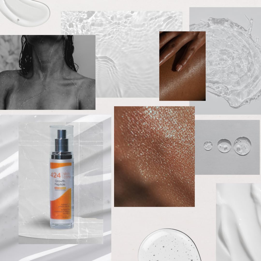 424 Skin Care Growth Peptide - Dermatologist Tested & Recommended - Clinically Proven Formula 1.8 fl oz