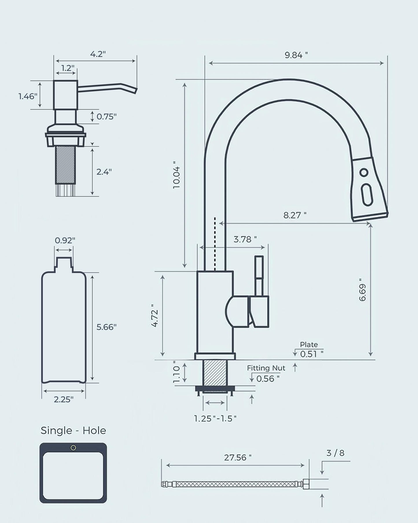 FORIOUS Black Touchless Kitchen Faucet with Soap Dispenser, Hands-Free, Smart Motion Sensor, Contemporary Bar Sink Faucet with Pull Down Sprayer for Farmhouse RV Camper
