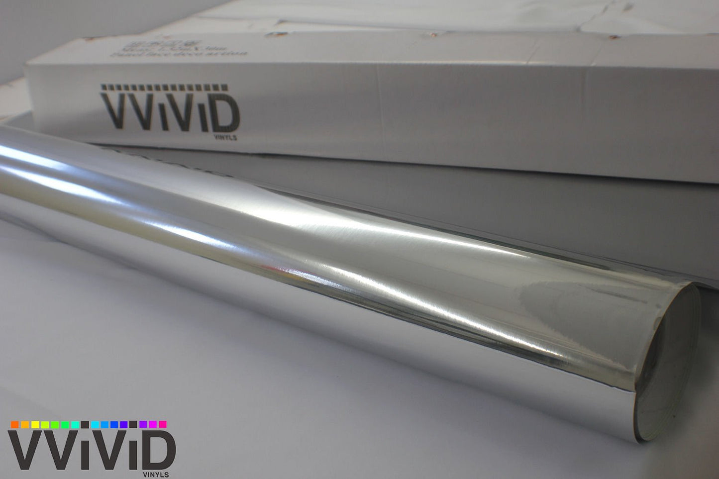 Silver Mirror Chrome Self-Adhesive Vinyl Wrap Film (100ft x 5ft)