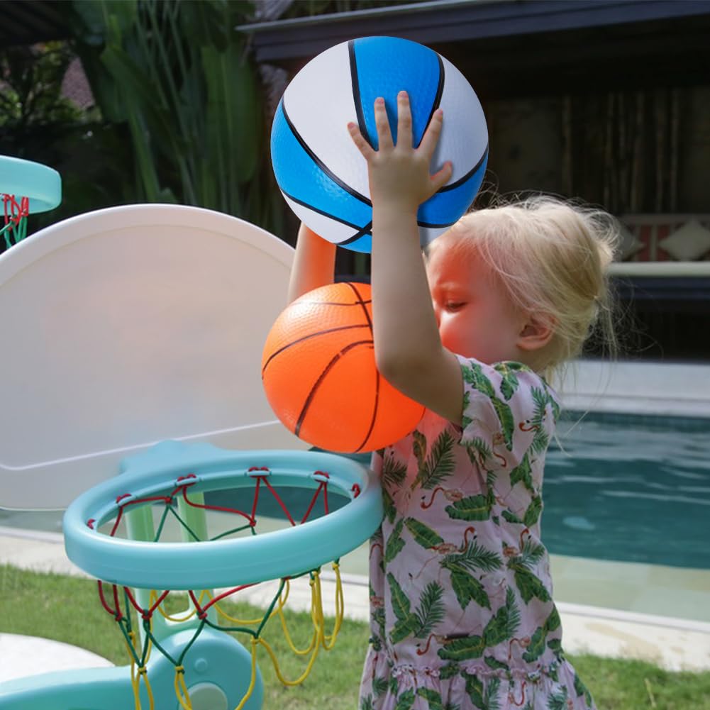 teytoy Set of 8 Sports Balls for Toddlers 1-3,Toddler Outdoor Toys,Soft Indoor Outdoor Ball Toys Boys Girls Kids Baby Ball-Basketball Baseball Football Rugby Bounce Ball Beach Ball with Free Bump/Bag
