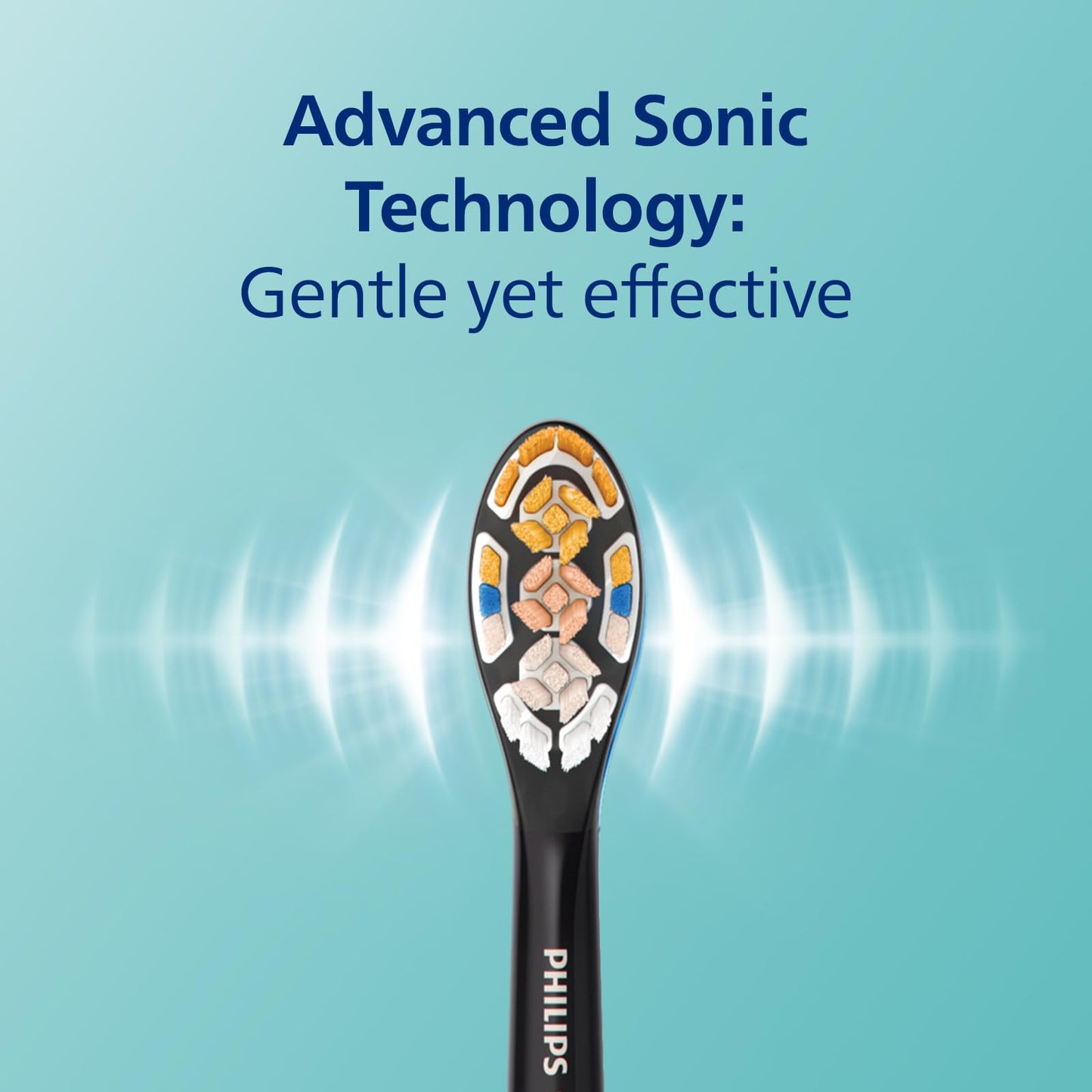 Philips Sonicare DiamondClean Smart 9700 Electric Toothbrush, Sonic Toothbrush with App, Pressure Sensor, Brush Head Detection, 5 Brushing Modes and 3 Intensity Levels, Lunar Blue, Model HX9957/71