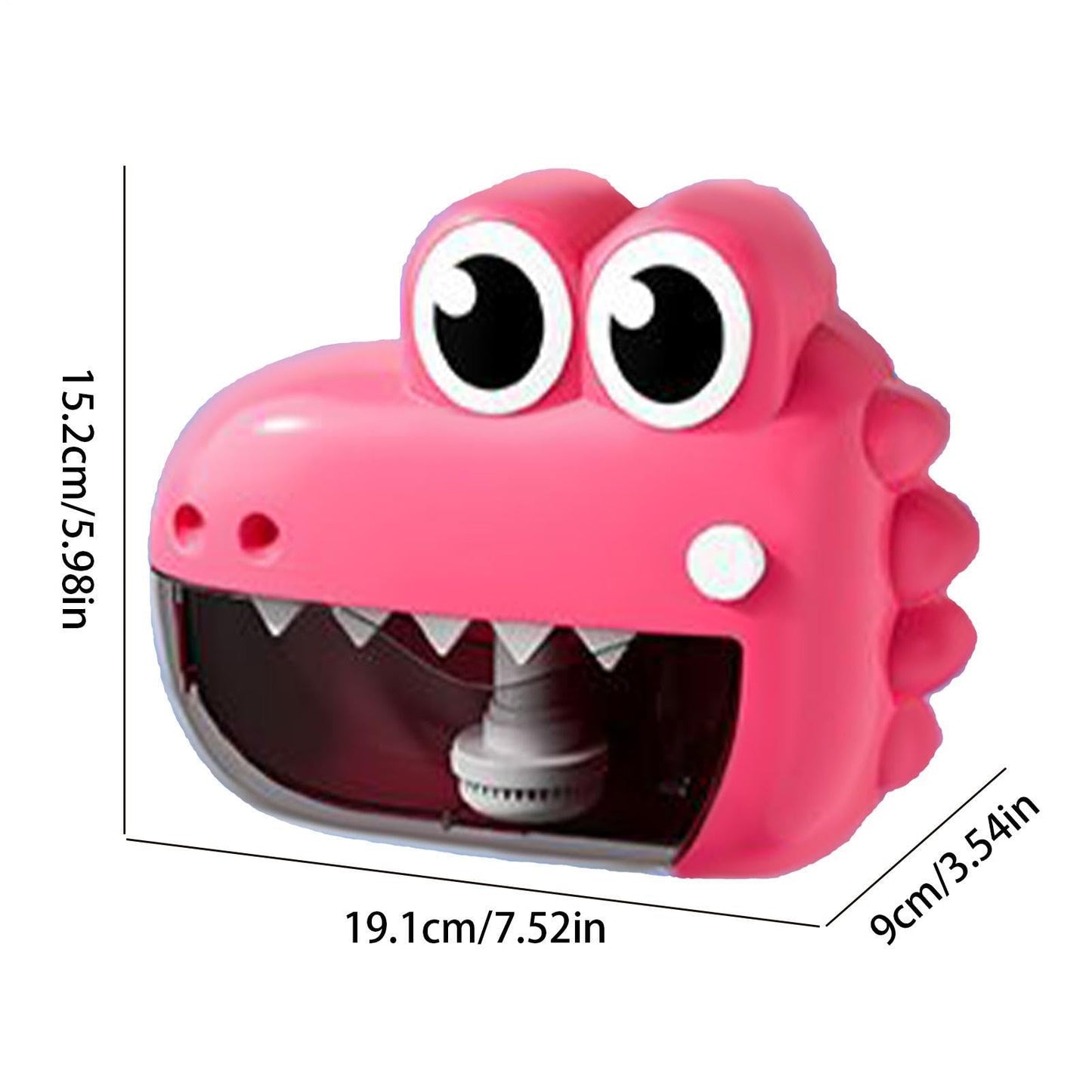 Bubble Machine - Cute Frog Bath Toy Maker, Bathtub Foam Blower Device with Colorful Cartoon Design Water Safe Motor, Automatic Bubble Generating Function, Ideal for Bath Time Play Shower