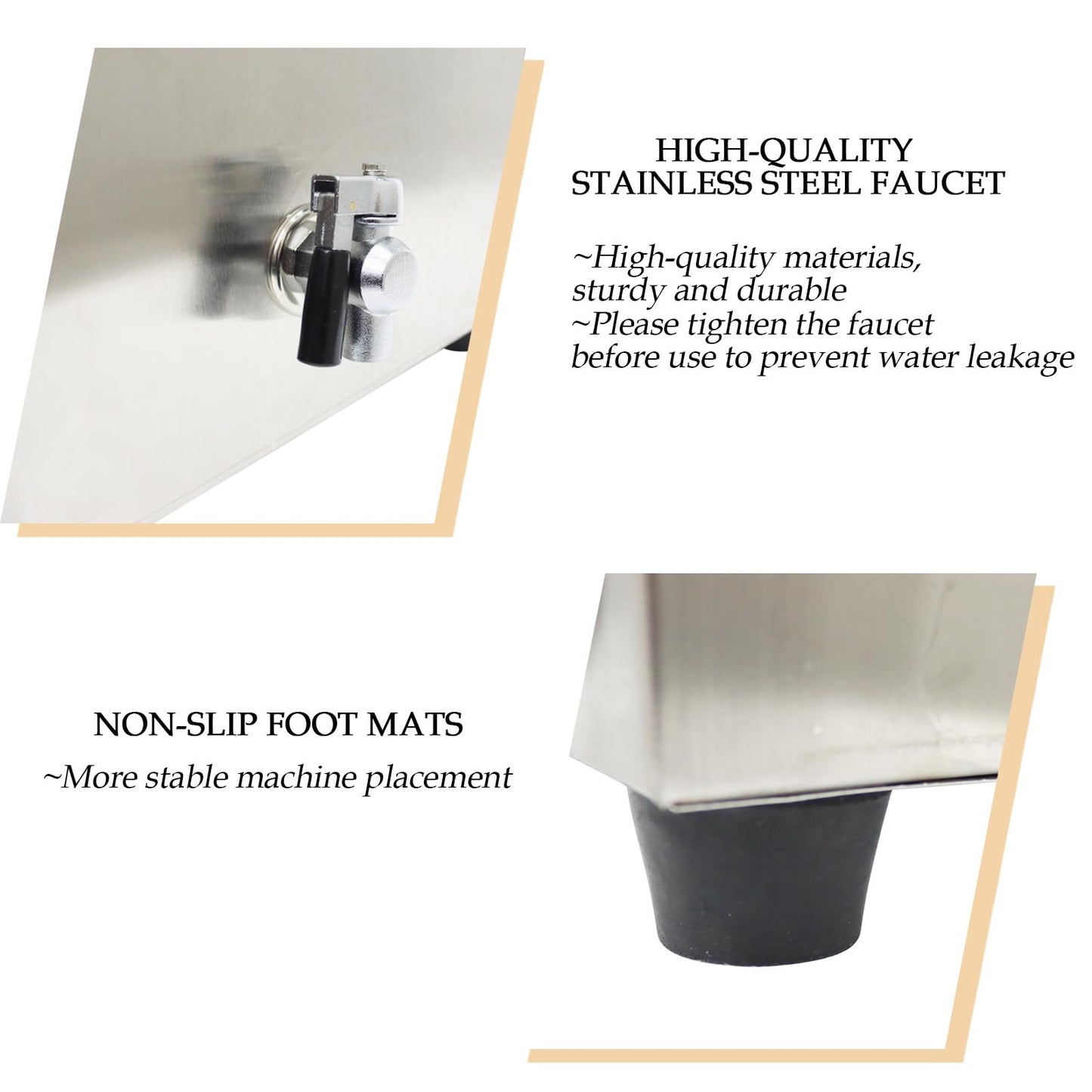 Maisutseb 110V Commercial Hot Dog Steamer & Bun Warmer Steamer for hypermarket Food Industry with 2 Sets of Stainless Steel Basin