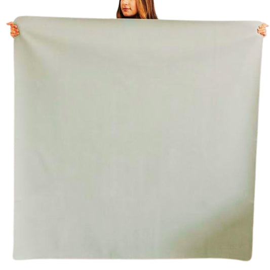 Uniklook Vegan Leather Mat Multipurpose Playmat Kids Infant Picnic Blanket - Waterproof Baby Splat mat for High Chair Sand Proof Beach Blanket Indoor Outdoor (Sage+Dawn Blue)