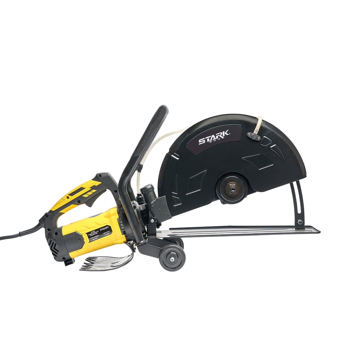 XtremepowerUS 3200W Electric 16" Circular Saw Concrete Saw Wet/Dry Concrete Cutter 20AMP With Water Line Attachment (Blade Included)