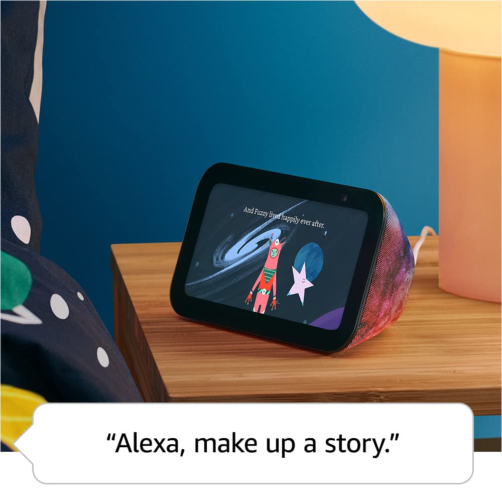 Amazon Echo Show 5 Kids, Designed for kids, with parental controls, Includes 1 year of Amazon Kids+, Galaxy