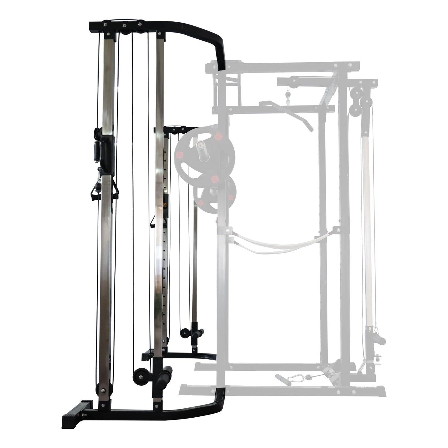 Fitvids Black Cable Crossover Attachments for Home Gym – Sports Training – nan – Black