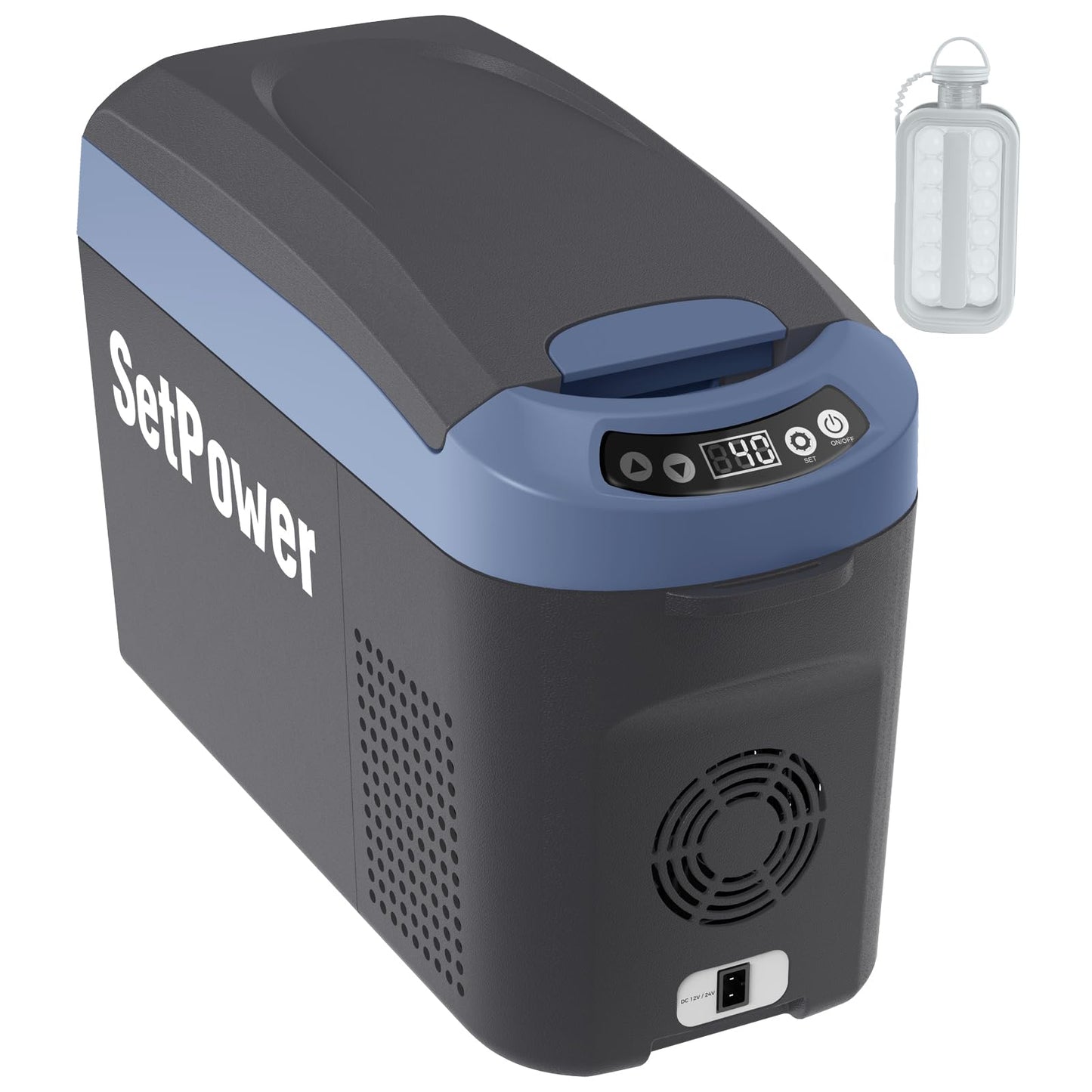 Setpower AB15 12 Volt Refrigerator,16 Quart(15L) Electric Cooler,Portable Car Refrigerator RV Fridge,12v Cooler for Camping, Travel, RV, Vehicles, MPV, SUV, Van
