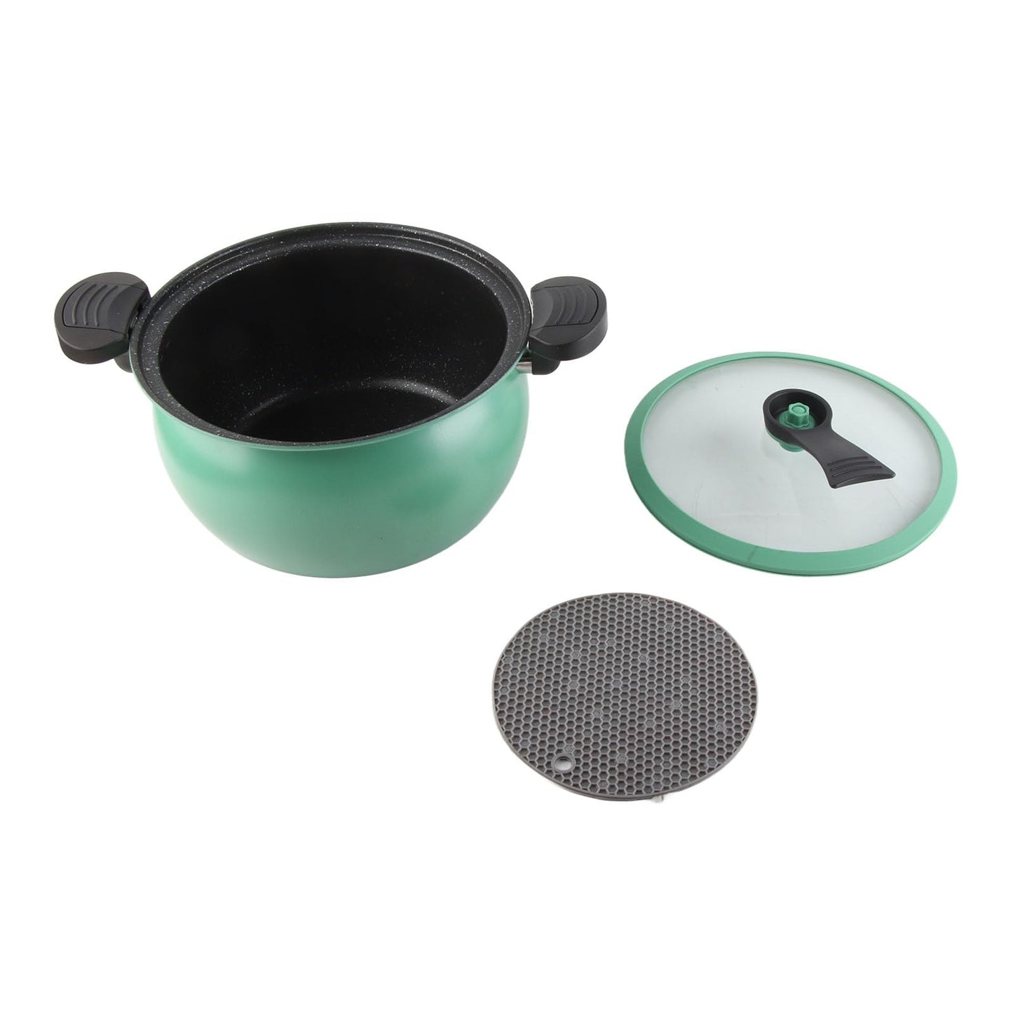 Micro Pressure Cooker Fast Cooking Cookware, 31 * 28 * 17cm Non Stick Microwave Kitchenware, Multi Functional Big Capacity Universal Stew Pot (7L)