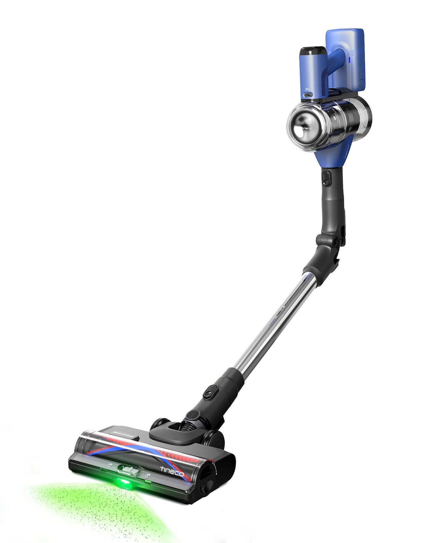 Tineco Pure ONE S50 Pro Cordless Stick Vacuum Cleaner, 200AW Powerful Suction, Zero Tangle Brush, 95Min Runtime, 180° Foldable Tube, 120° Green Light, Easily Tackles Large Debris Stick Vacuum