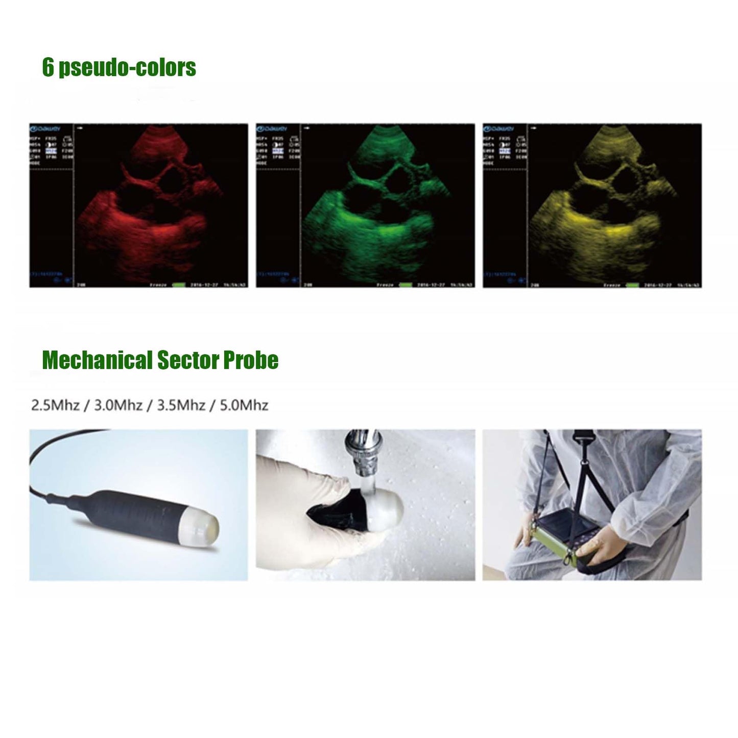 DAWEIanimed DAWEI Professional Vet Ultrasound Machine Portable Veterinary Handheld Scanner B-Ultra Sound with 3.5MHz Probe for Pig,Sheep, Goat, Dog use
