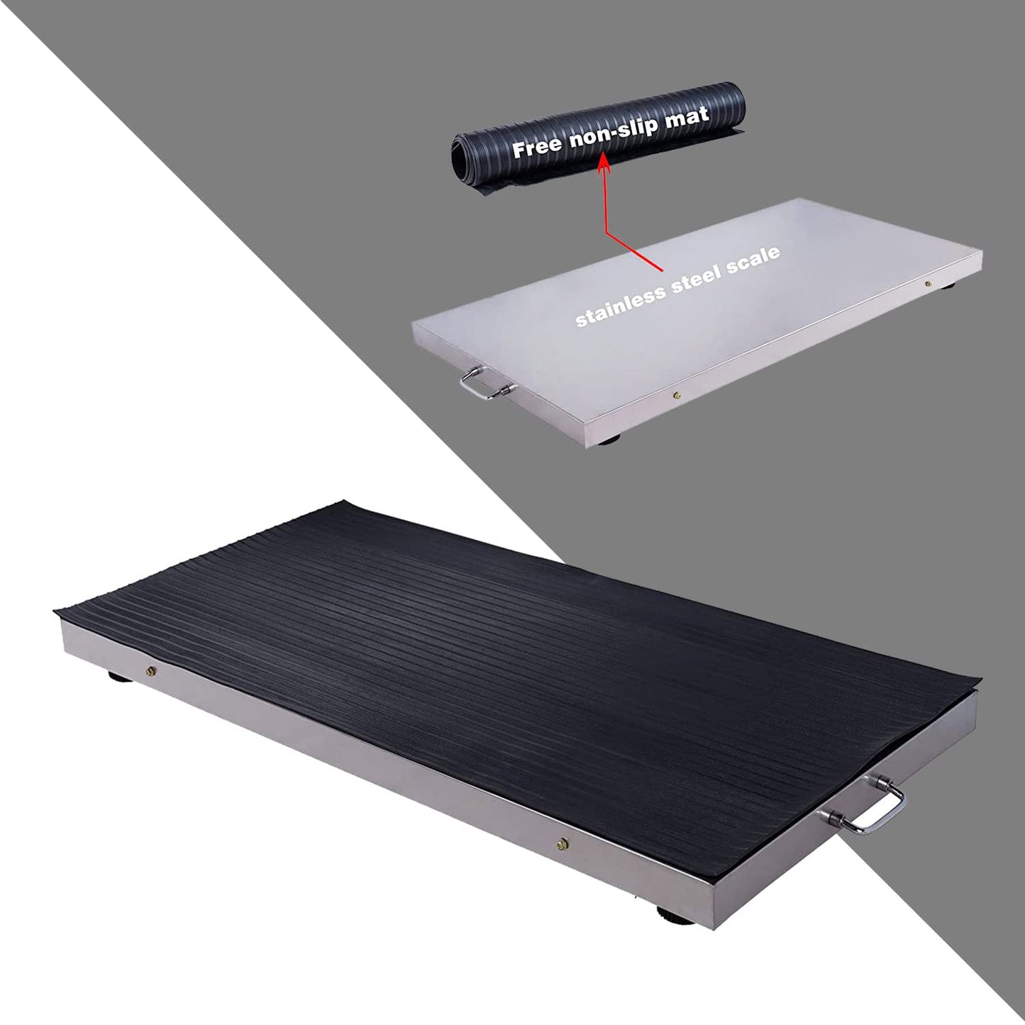PEC Scales 700lbs Vet Animal Scale/Livestock Scale, Digital Weighing Equipment for Small to Medium Sized Animals Calf/Goat/Sheep/Pigs/Dogs/Cat or Pets (38″ x 20″ x 2″)