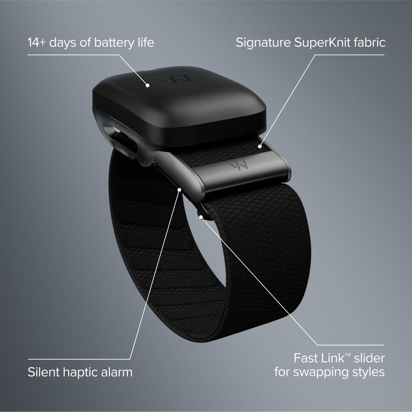 WHOOP Peak Bundle – WHOOP 5.0 Health & Fitness Wearable with 12-Month Membership + SuperKnit Wristband – 24/7 Activity, Sleep, HRV & Stress Tracker with Healthspan Insights – Midnight