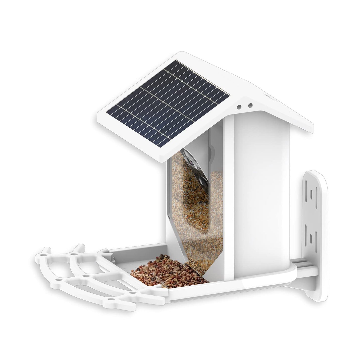 Smart Bird Feeder, AI Bird Watching Camera, AI Identify Bird Species, High-definition 1080P and Support 8-128G TF Card & Cloud Storage, for Outside, Yard, House, Tree, Bird Lover