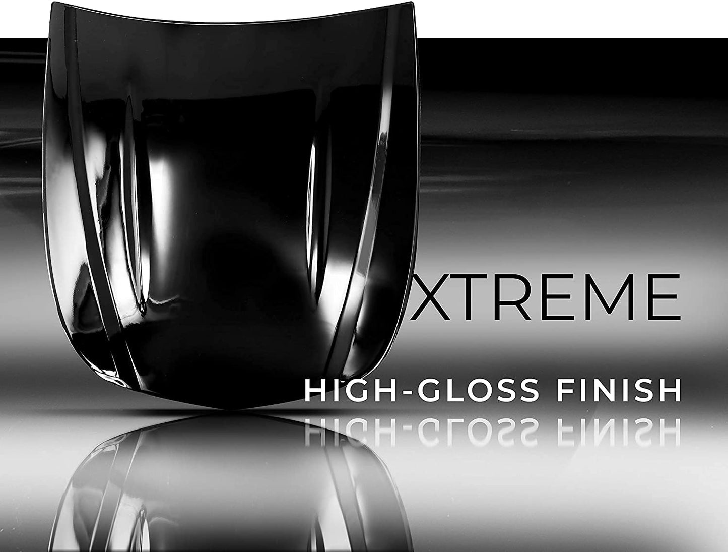 VViViD+ Ultra Gloss Premium Vinyl Car Wrap Film (14ft x 5ft, Gloss Piano Black)