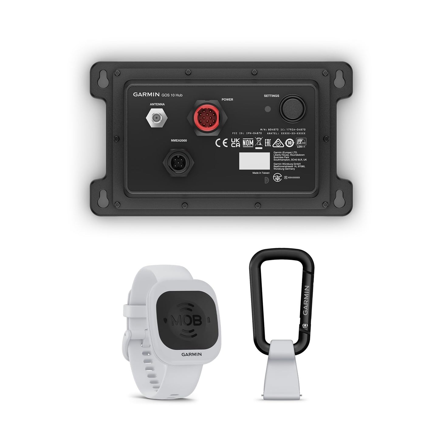 Garmin OnBoard™ Mob Tag, Wireless, Part of a Wireless Mob System, Captain or Passenger Designation, Black