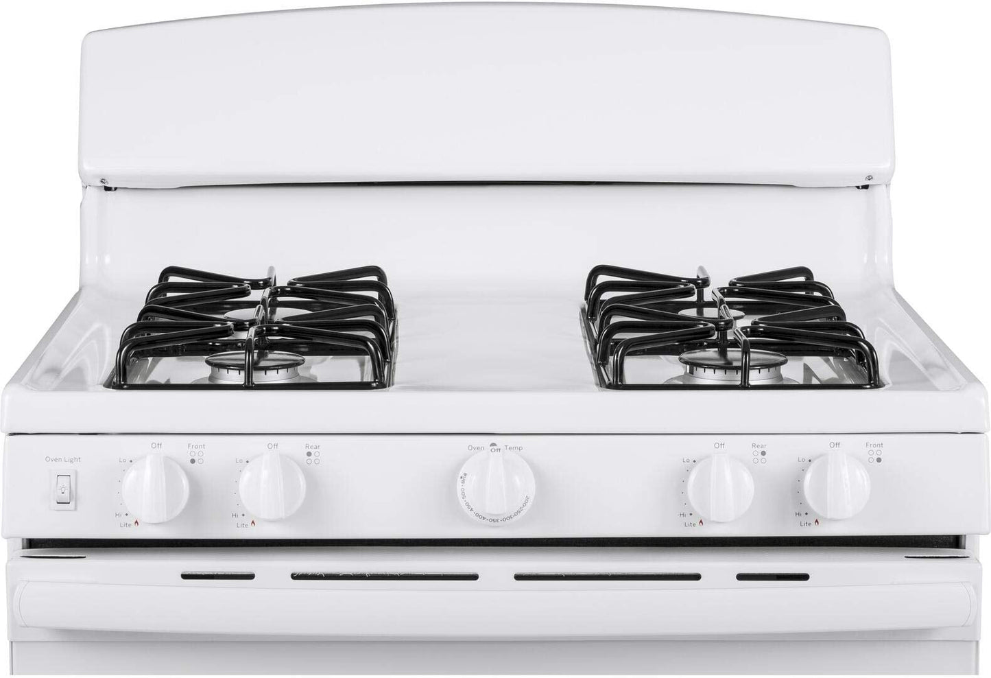GE JGBS30DEKWW 30 Inch Freestanding Gas Range with 4 Sealed Burners, 4.8 cu. ft. Capacity, Broiler Drawer, Simmer Burner, Big View Window, LP Conversion Kit, and ADA Compliant: White