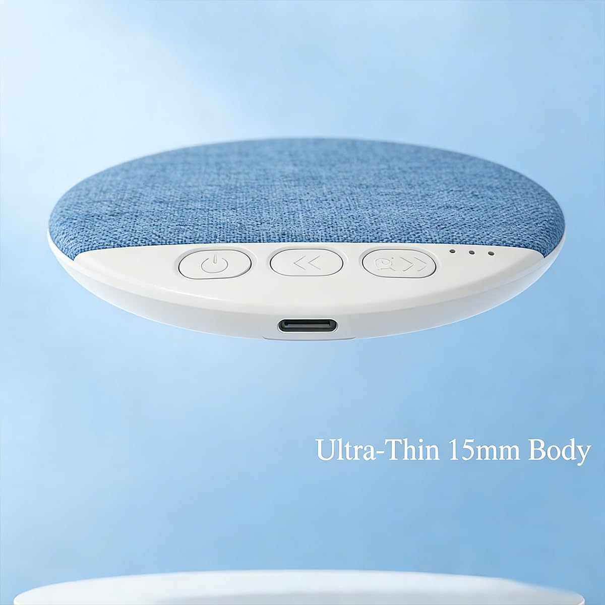 Bluetooth Pillow Speaker for Sleeping, Under Pillow Speaker with White Noise & Timer, Private Sleep Aid Headphone Alternative for Couples, Adults, Kids - No Disturb to Partner