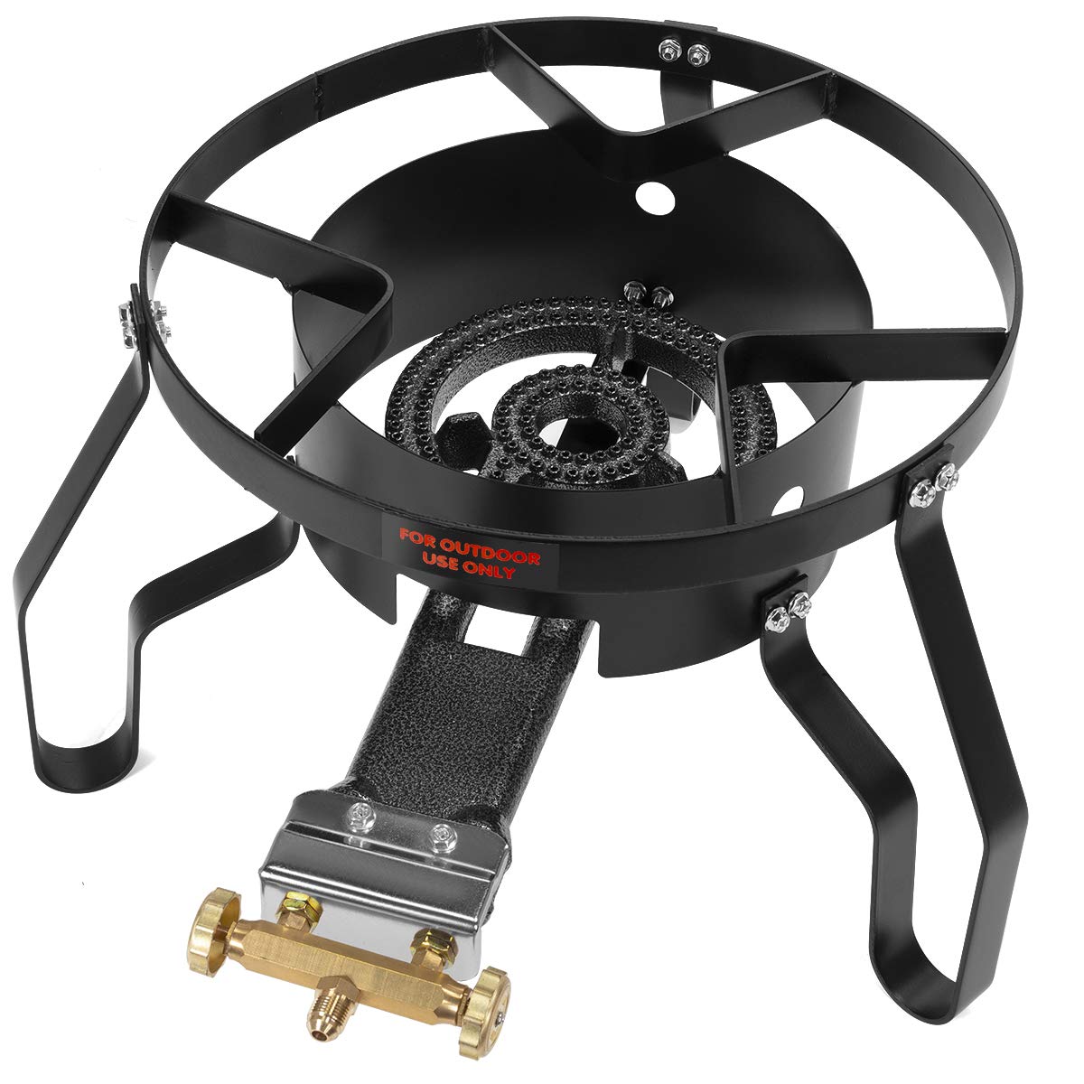 Barton 52Qt Turkey Deep Fryer w/High Pressure Burner All Purpose Aluminum 80,000 BTU Outdoor Boiler Roaster Clam Bake Crawfish Pot Boiling Lid Seafood Cajun Gas Stove Burner Stand Injector