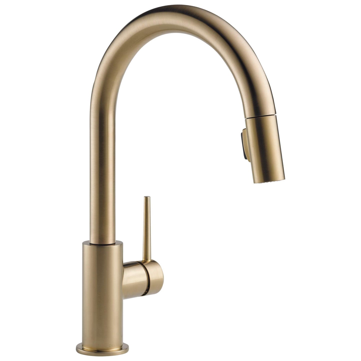 Delta Faucet Trinsic Gold Kitchen Faucet, Kitchen Faucets with Pull Down Sprayer, Kitchen Sink Faucet, Gold Faucet for Kitchen Sink with Magnetic Docking Spray Head, Champagne Bronze 9159-CZ-DST