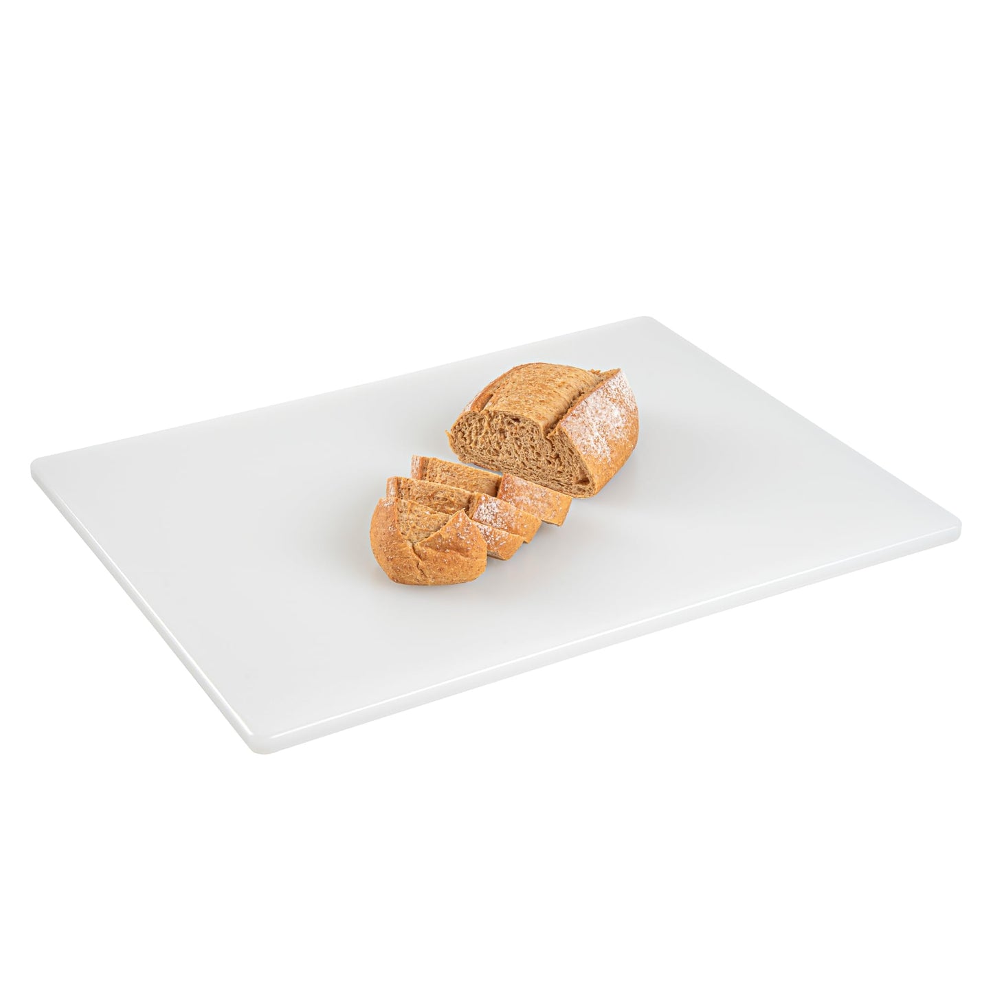 Restaurantware-RW Base 20 x 15 Inch Cutting Boards, 10 Color Coded Chopping Boards - No Scratch, Dishwashable, White Plastic Cutting Board Mats, No Slip, Reversible, For Dairy Products