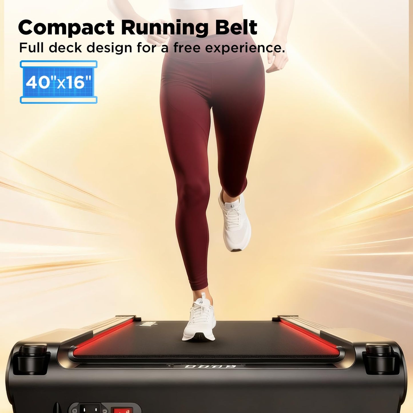 Jogwell Walking Pad Treadmill with 20%/15%/12% Auto Incline, Max 400/350lbs Capacity Treadmills for Home Office Under 35dB, Spacious Running Area, Vertical Storage, 3/3.5HP Brushless, APPJW06