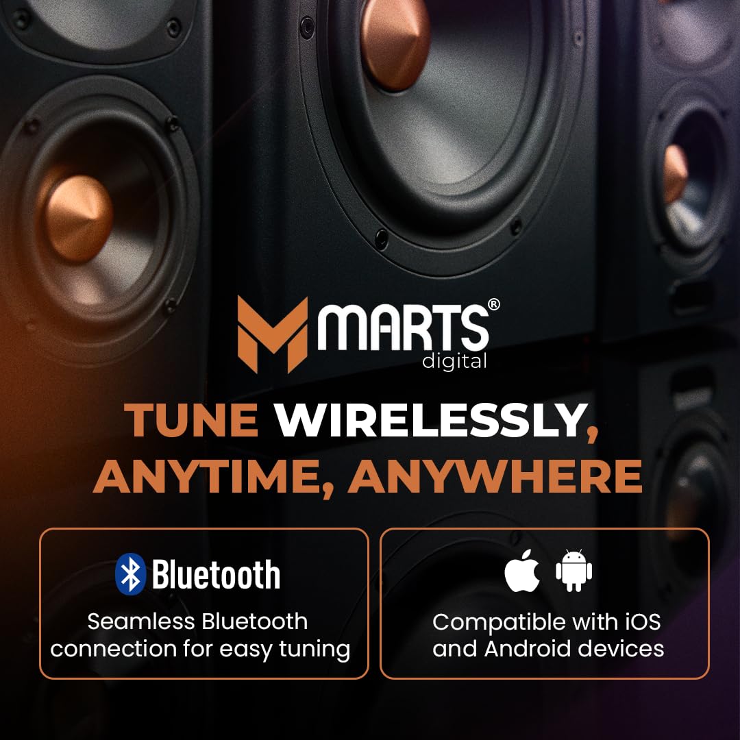 Marts Digital 4v 6 Input /12 Output Channels Bluetooth Android/iOS BTX12 DSP