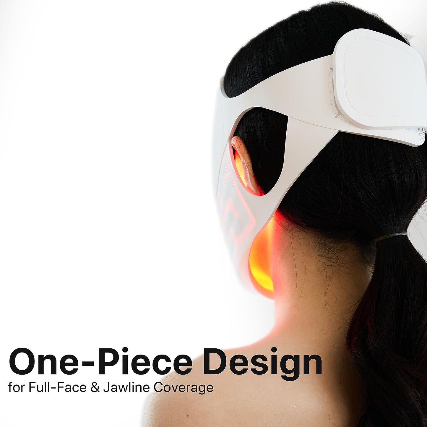 AINTRO LED Light Therapy Mask for Face, Home Use Anti-Aging Skin Care Device, 330 LEDs, 5-in-1 LED Colors with Deep NIR 1072nm, NIR 830nm, Red, Yellow & Blue Light