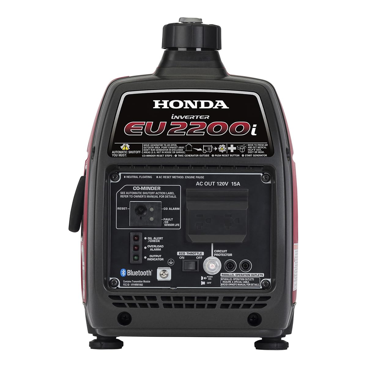 Honda 664240 EU2200i 2200 Watt Portable Inverter Generator with Co-Minder