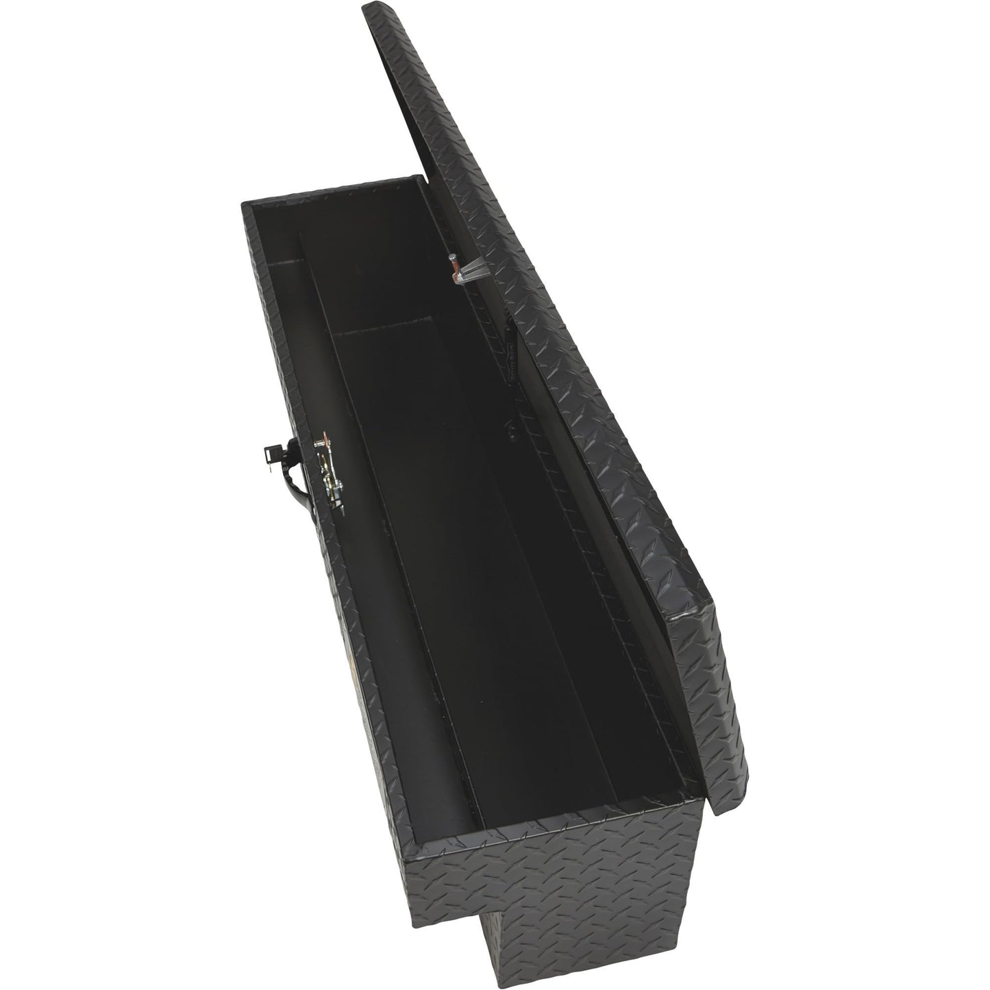 Northern Tool Side-Mount Truck Tool Box - Aluminum, Matte Black, Pull Handle Latch, 48in. x 11.5in. x 11in. Model Number 36212761