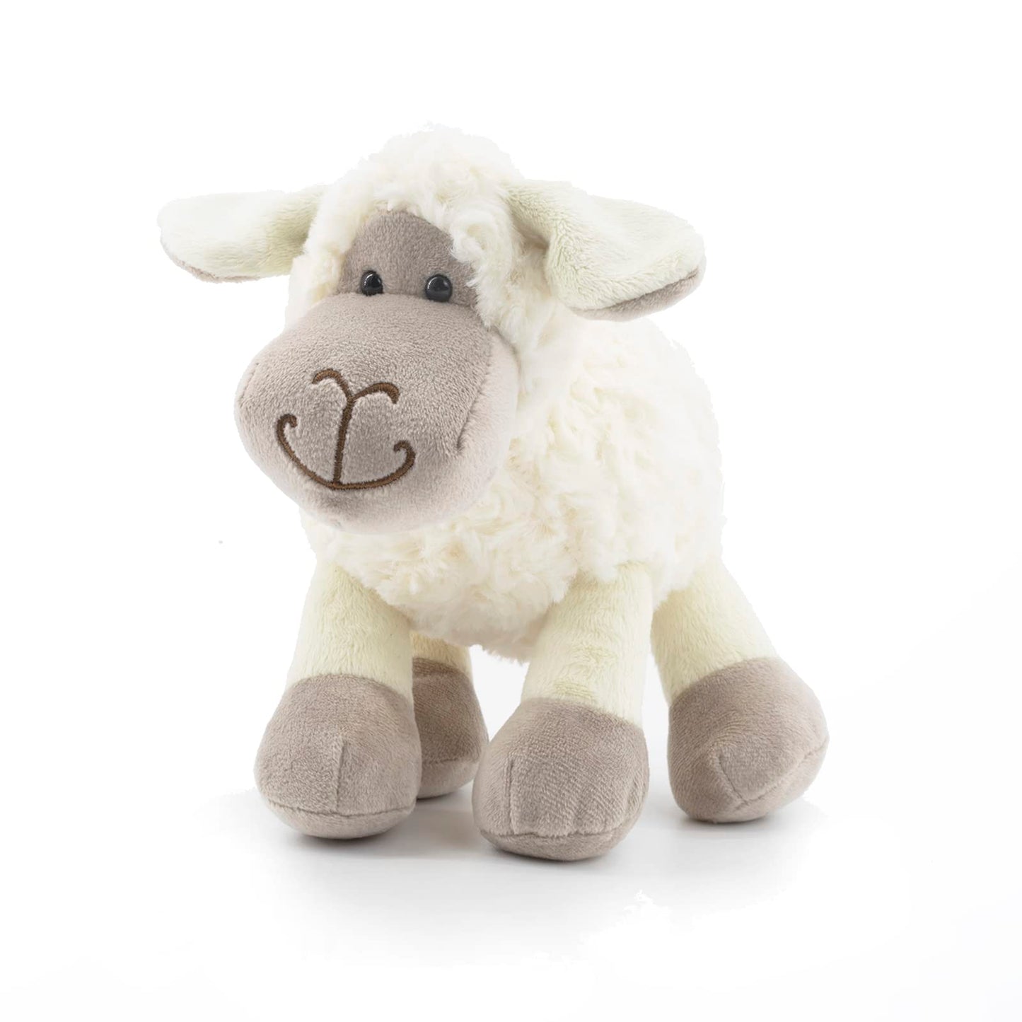 MR ViviCare 6.5" White/Cream Sheep Stuffed Animals for Boys and Girls,Soft and Adorable Lamb Plush Toys for Newborn Babies,Great Gifts