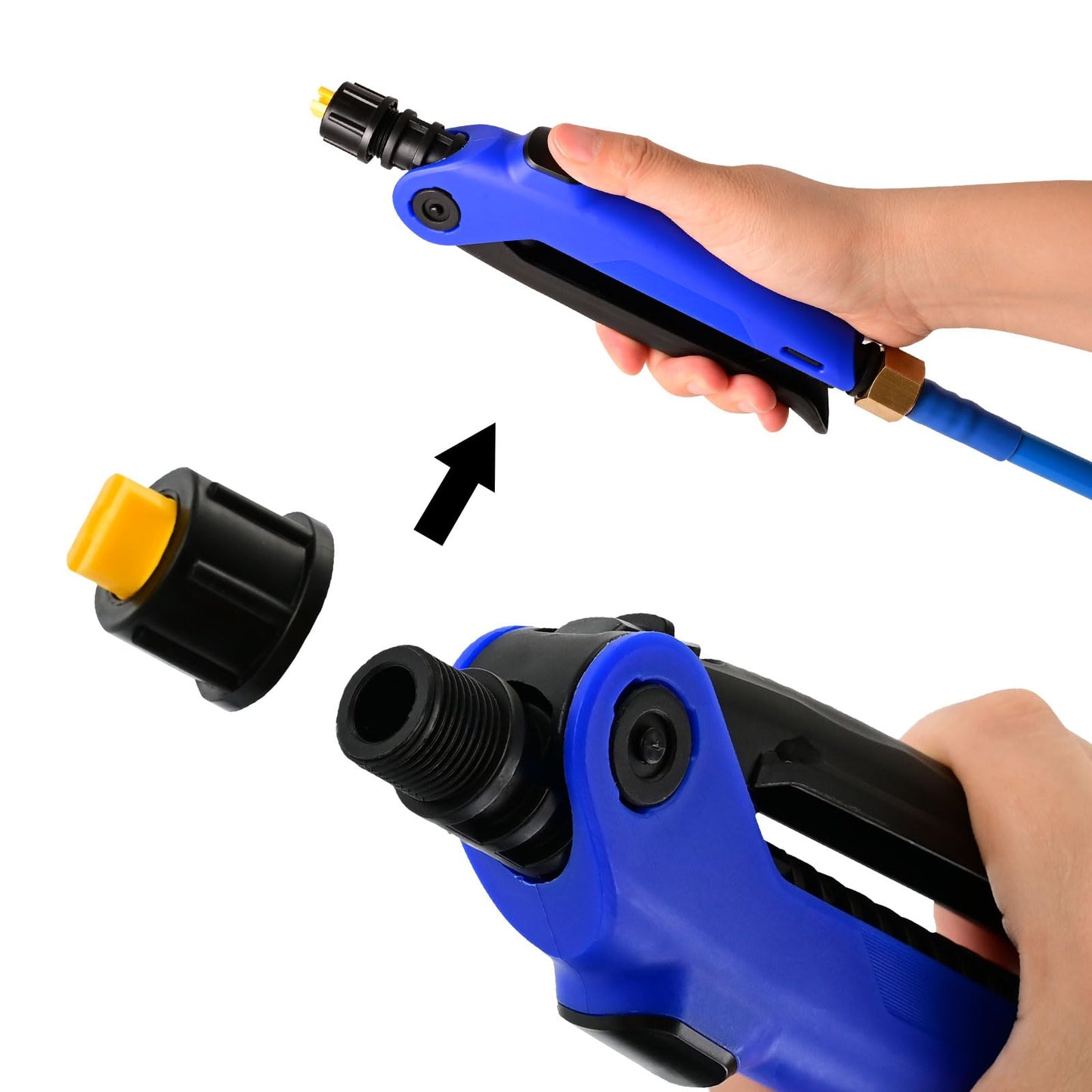 NEWISHTOOL Window Tint Backpack Sprayer, Battery Powered High Pressure Sprayer Bag for Car Tint Film PPF Installation, 6L Capacity Electric Spray Backpack with Power Pump, 3.9Ft Hose