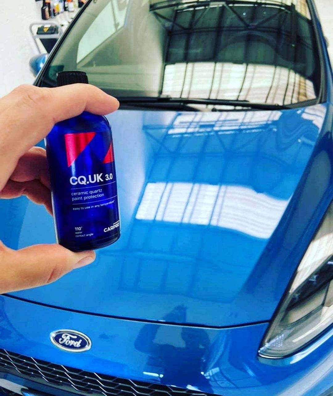 CARPRO Darkside Tire & Rubber Sealant 1 Liter and CQUARTZ UK 3.0_50ml Kit w/Reload Ceramic Coating Finish Bundle