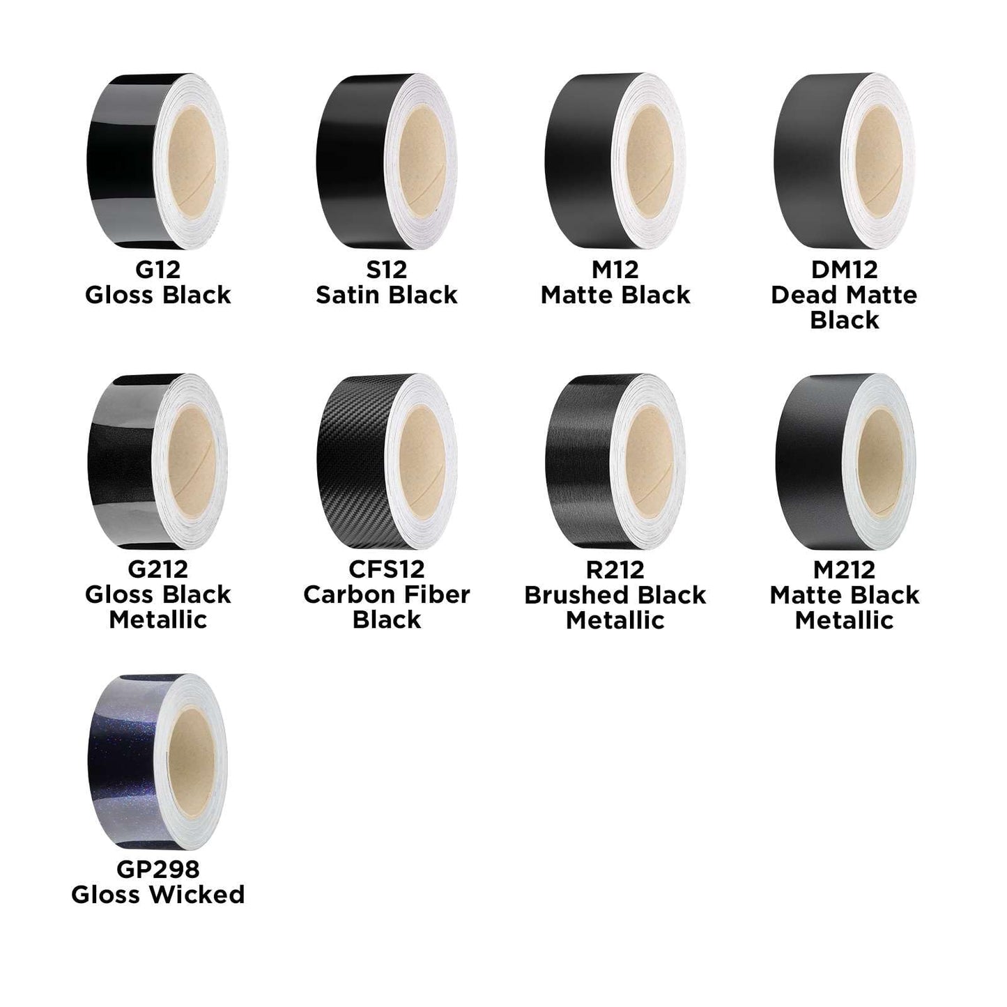 4 inchesx75 Feet Gloss Black Vinyl Wrap Kit for Black Out Chrome Delete Window Trim Door Trim Made from Genuine 3M 2080 Film